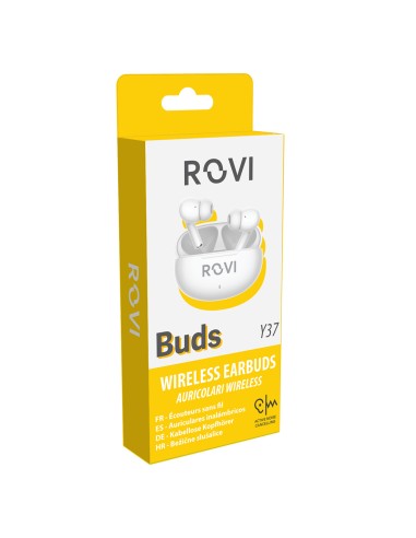 Buds - Auricolari Wireless Y37 (Noise Cancelling) Riferimento BTEARY37WHI